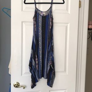 Francesca’s Collection Blue-Multi Shift Sundress